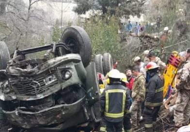 Inició una investigación para determinar la causa del accidente del camión del Ejército en Neuquén