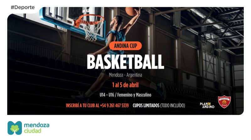 La Ciudad será sede de la segunda edición de la Basketball Andina Cup