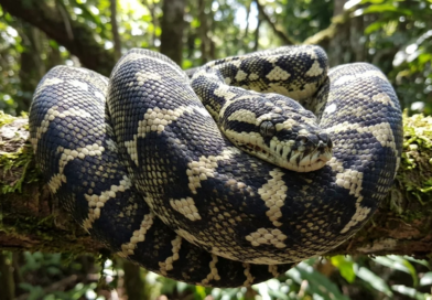 Rescatan a seis crías de serpiente «pitón alfombra“ en Entre Ríos: las habían enviado por encomienda