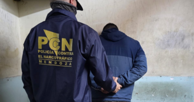 Allanamiento en Godoy Cruz: desbarataron un punto de venta de drogas y dos personas fueron aprehendidas