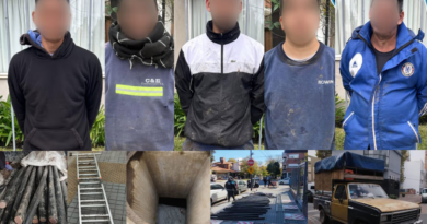 Golpe al robo de cables subterráneos: cinco detenidos tras persecución de película