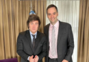 Javier Milei recibe a Manuel Adorni en la Quinta de Olivos