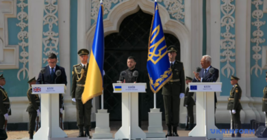 Ucrania celebró su independencia en Kiev: Zelenski recibió a mandatarios extranjeros