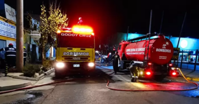 Un incendió consumió por completo un depósito de repuestos sanitarios en Guaymallén Un incendió consumió por completo un depósito de repuestos sanitarios en Guaymallén