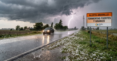 Alerta por tormentas fuertes este viernes: hay riesgo de granizo en tres provincias Alerta por tormentas fuertes este viernes: hay riesgo de granizo en tres provincias