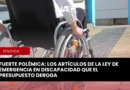 Fuerte polémica: los artículos de la ley de emergencia en Discapacidad que el Presupuesto deroga