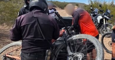 La presencia preventiva de la Policía permitió asistir a un ciclista accidentado en los senderos de Chacras