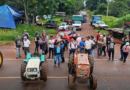 Yerbateros misioneros protestaron durante la visita de Milei